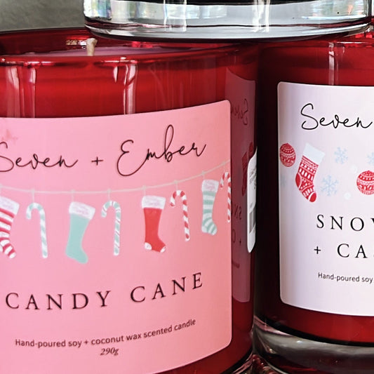 Candy Cane Candle | Sweet Peppermint