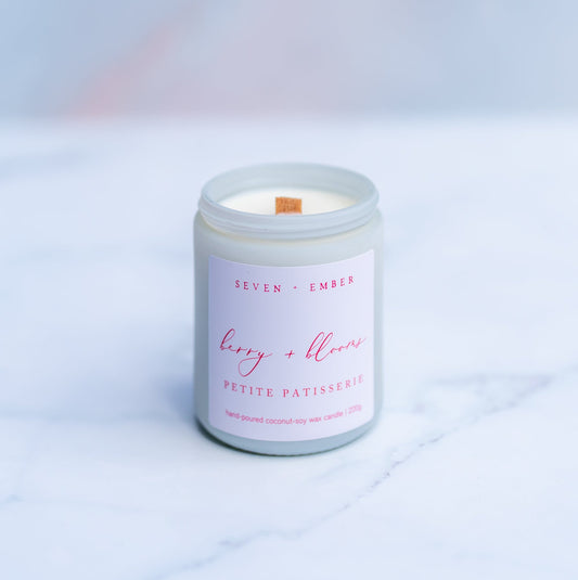 Berry + Blooms Candle