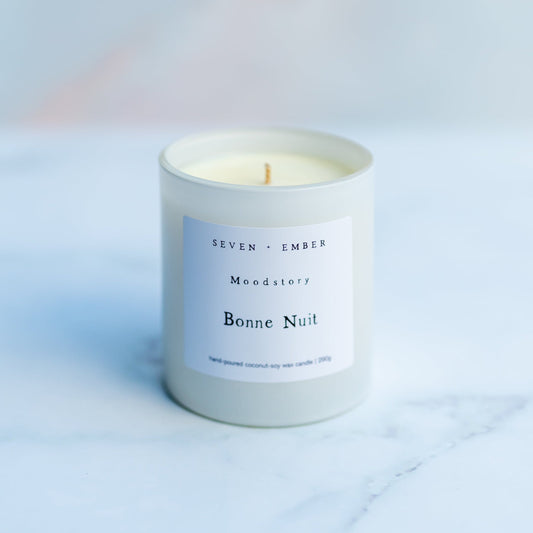 Bonne Nuit Moodstory Candle | Goodnight - French Lavender + Ylang Ylang