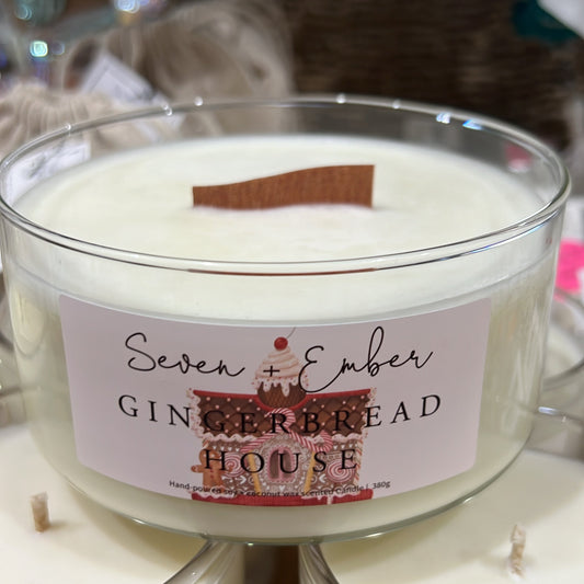 Gingerbread House Candle | Gingerbread, Maple + Vanilla