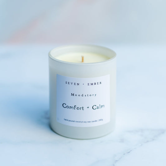 Comfort + Calm Moodstory Candle | Vanilla Bean