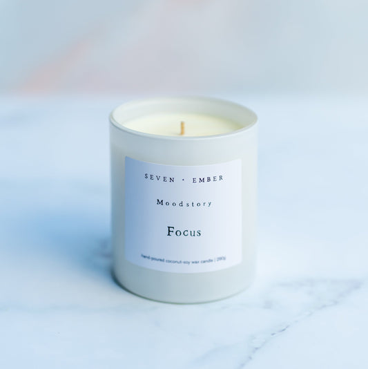 Focus Moodstory Candle | Cedarleaf with Peppermint + Vanilla Bean