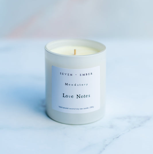 Love Notes Moodstory Candle | Salted Vanilla Caramel