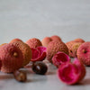 Lychee fruit on a marble surface